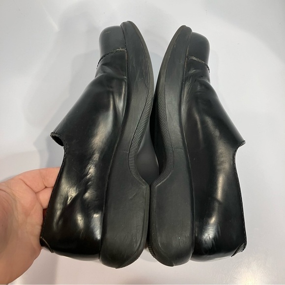 Dansko Y2K black leather clog loafers size 41 - Picture 9 of 10